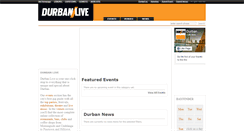 Desktop Screenshot of durbanlive.com